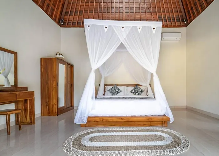 別荘 Whispering Palms Peaceful 1br Pool In Gianyar *