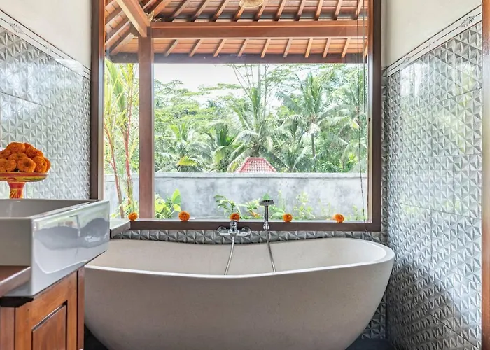 Whispering Palms Peaceful 1br Pool In Gianyar * ウブド