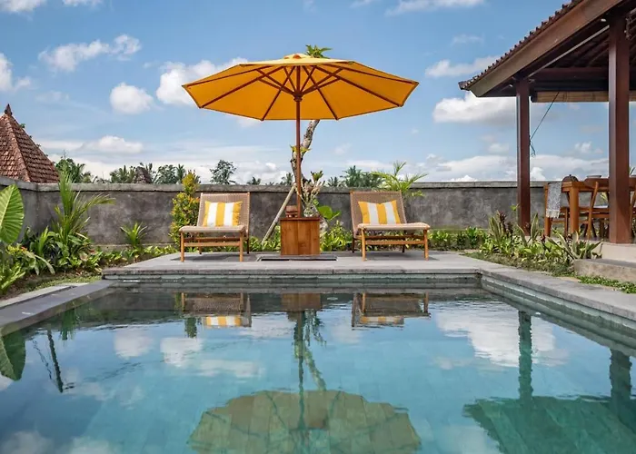 Whispering Palms Peaceful 1br Pool In Gianyar * ウブド