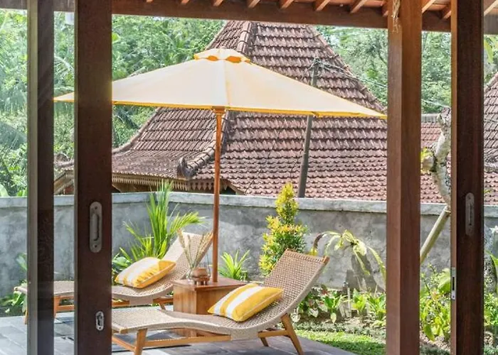 別荘 Whispering Palms Peaceful 1br Pool In Gianyar ウブド