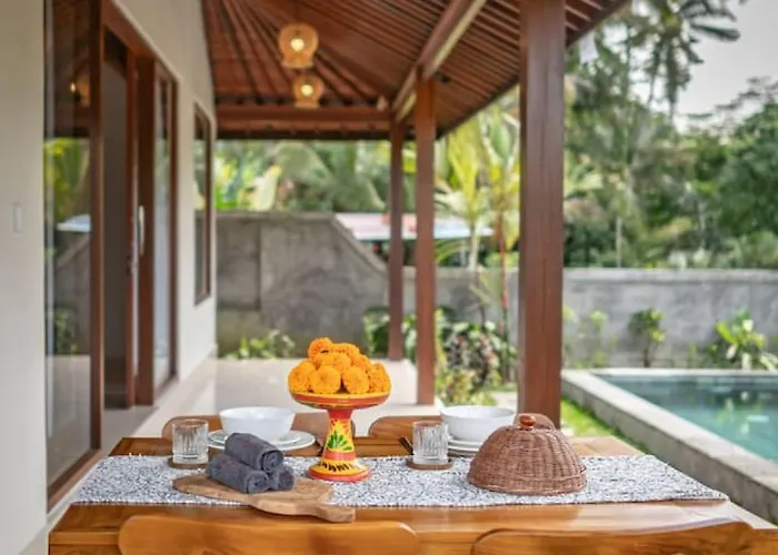 Whispering Palms Peaceful 1br Pool In Gianyar