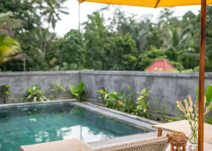 別荘 Whispering Palms Peaceful 1br Pool In Gianyar
